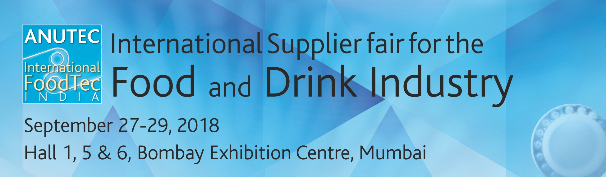 Anutec อินเตอร์เนชั่นแนล FoodTec อินเดีย 2018